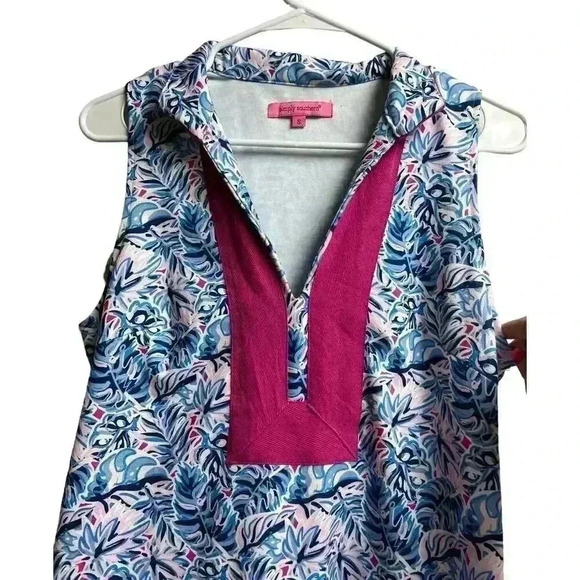 Simply Southern Leaf Print Tunic Dress Small - Picture 2 of 10